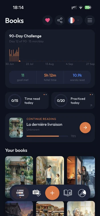 A plain iPhone screenshot of a reading app, straight from the camera roll.